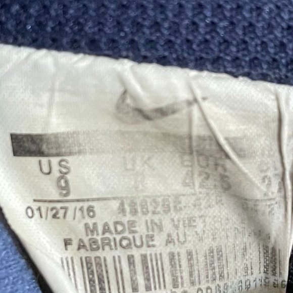 Nike Air Force 1 Men's Midnight Navy Blue 488298-436 Shoes Men Size 9 SHIPS ASAP - Picture 8 of 8